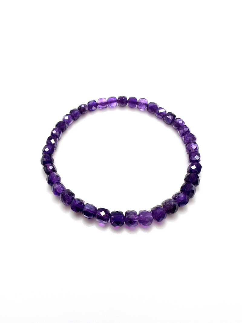 紫水晶 (鑽石切面) Amethyst 手鏈