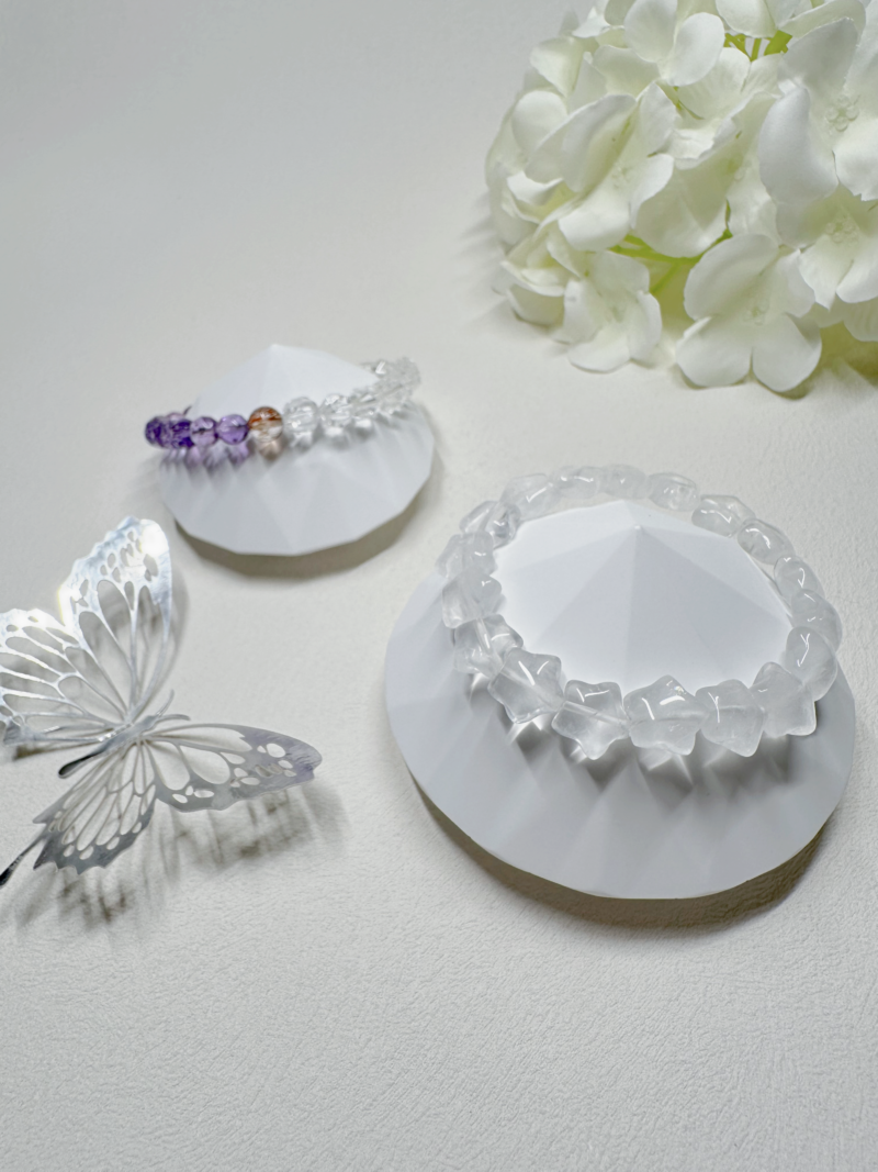 白水晶 (五角星) Clear Quartz 手鏈
