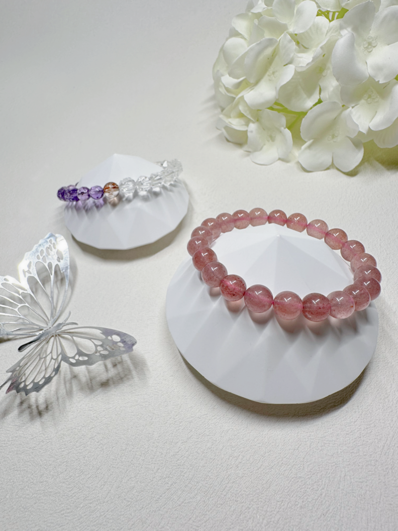 草莓晶 Strawberry Quartz 手鏈