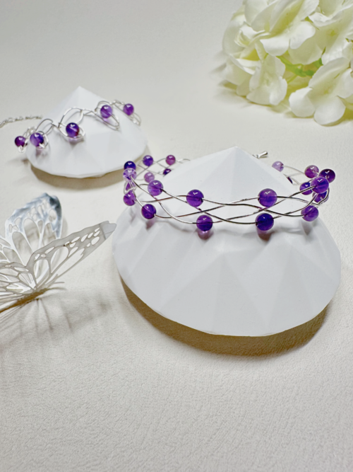 紫水晶 Amethyst 軟身手鐲